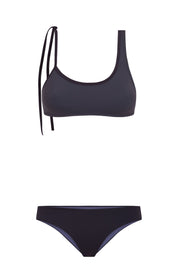 Alga Top / Petra Grey & Midnight Black