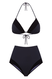 Caviar Triangle Top / Midnight Black