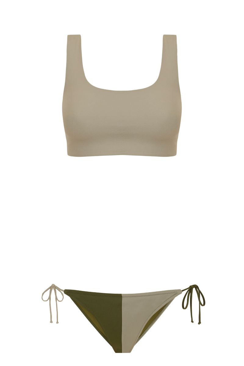 Two-Way Bikini Top SWING, Sage & Olive | SURO