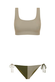Two-Way Bikini Top SWING, Sage & Olive | SURO