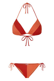 Lobster Triangle Bottom / Orange & Red