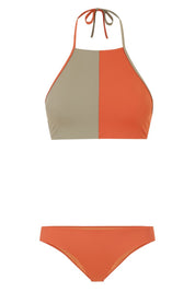 Low-Rise Bikini Bottom BOOMERANG, Papaya Orange | SURO