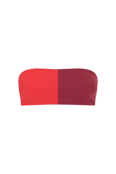 Domino Top / Coral & Rosewood