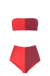 Culotte Domino / Coral & Rosewood