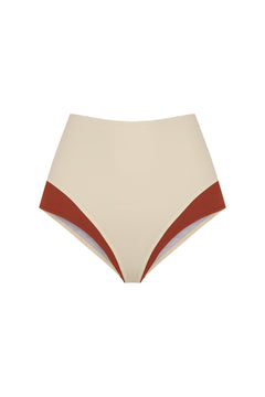 Culotte MOON, cintura alta, Vainilla Claro y Caramelo Salado | SURO