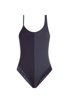 Eclipse Swimsuit / Petra Grey & Midnight Black